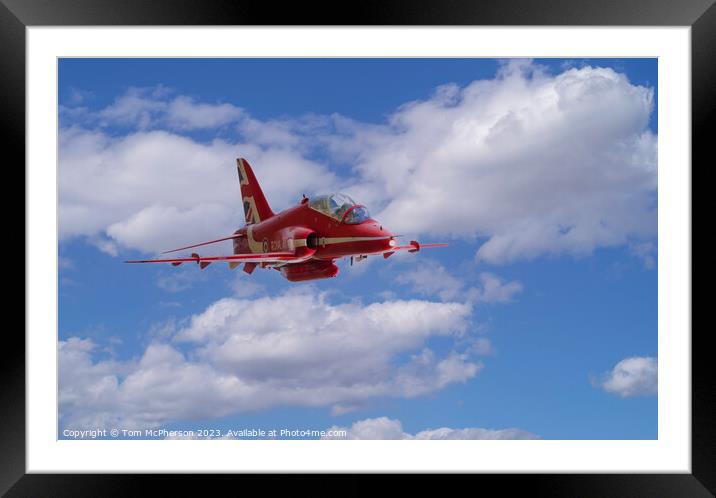 Red Arrow Framed Mounted Print by Tom McPherson