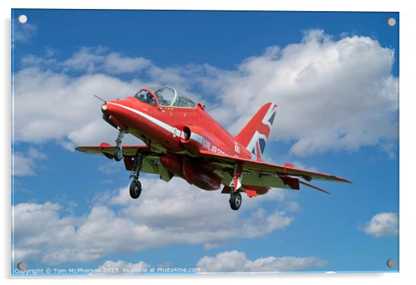 Red Arrows Hawker Acrylic by Tom McPherson