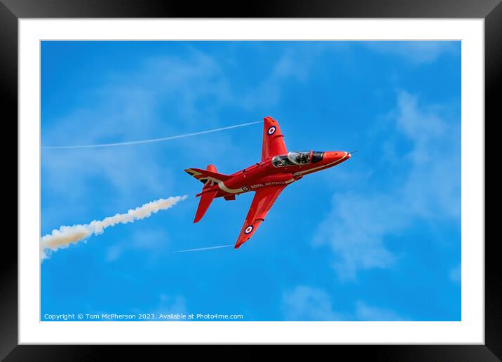  Red Arrow Framed Mounted Print by Tom McPherson