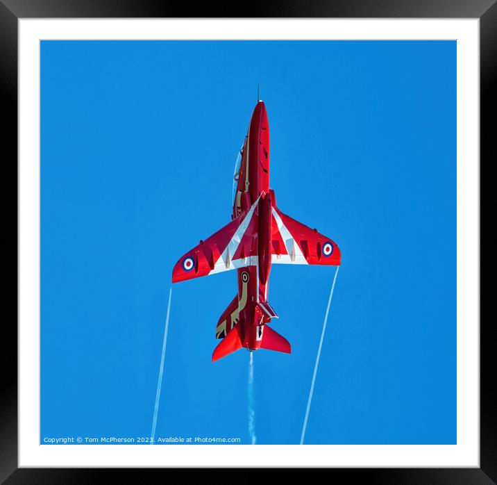 Red Arrow Climbs Framed Mounted Print by Tom McPherson