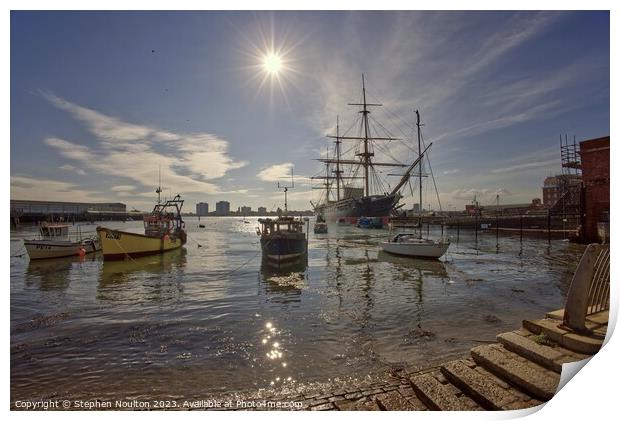 Portsmouth Harbour  Print by Stephen Noulton