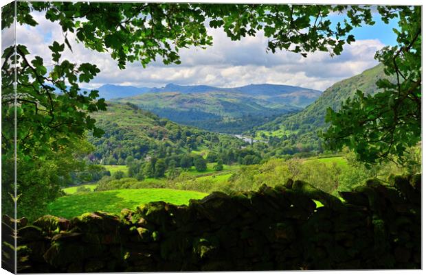 Valley Views, Lake District. Canvas Print by Jason Connolly
