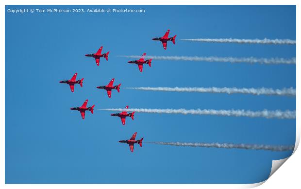 Red Arrows Print by Tom McPherson