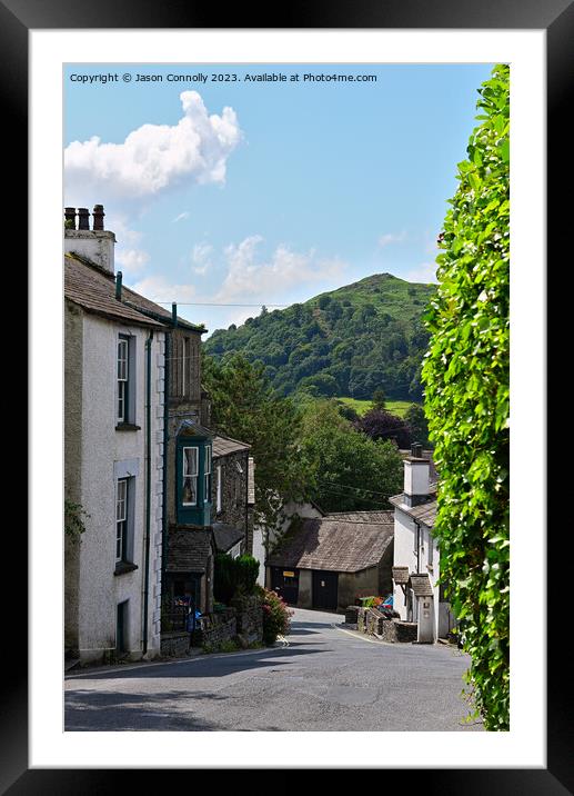 Ambleside, Cumbria. Framed Mounted Print by Jason Connolly