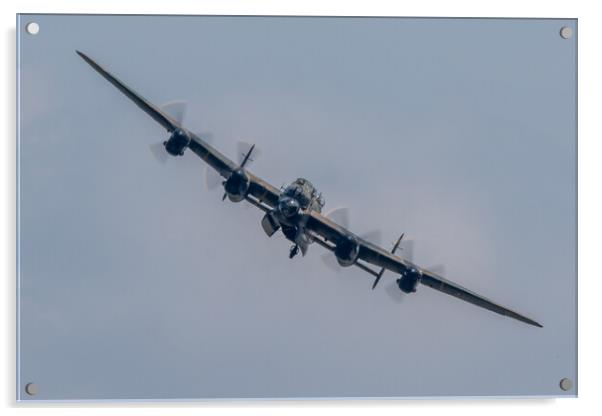 Lancaster Bomber PA474 Acrylic by J Biggadike