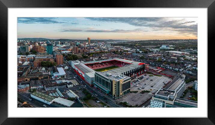 The Lane Framed Mounted Print by Apollo Aerial Photography