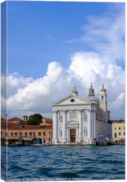 The Chiesa del Santissimo  Canvas Print by Paul Chambers