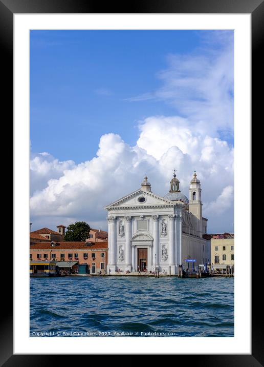 The Chiesa del Santissimo  Framed Mounted Print by Paul Chambers