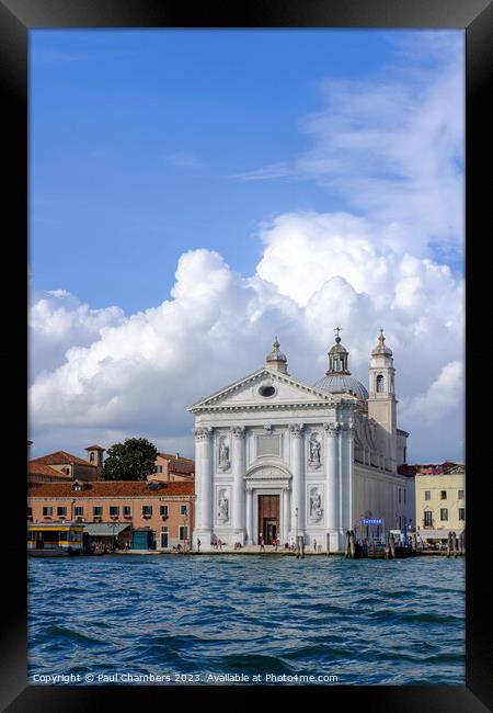 The Chiesa del Santissimo  Framed Print by Paul Chambers