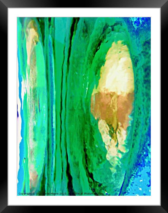 Abstract 819 Framed Mounted Print by Stephanie Moore