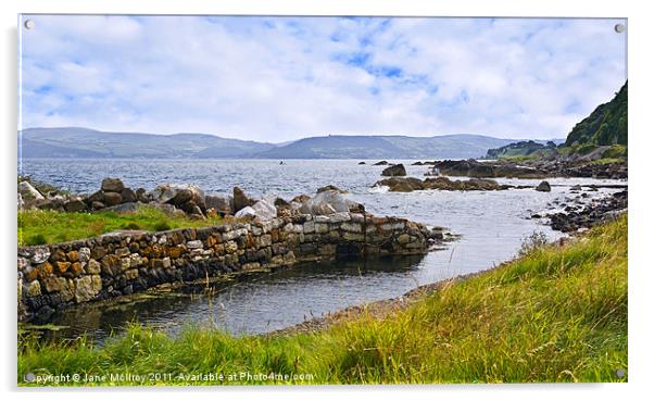 Antrim Coast, Northern Ireland Acrylic by Jane McIlroy
