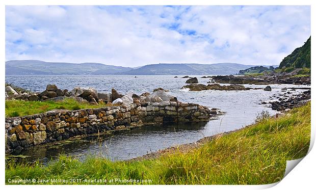 Antrim Coast, Northern Ireland Print by Jane McIlroy