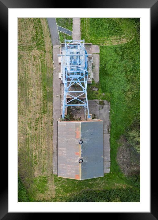 Barnsley Main Colliery Top View Framed Mounted Print by Apollo Aerial Photography