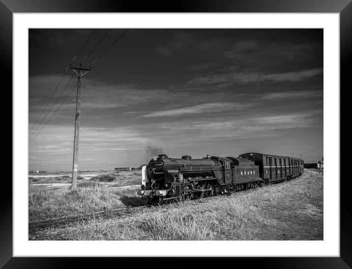Romney, Hythe and Dymchurch Railway Framed Mounted Print by Philip Enticknap