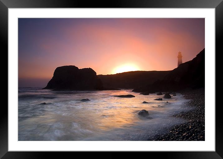 Light to Light  Framed Mounted Print by Mike Dawson
