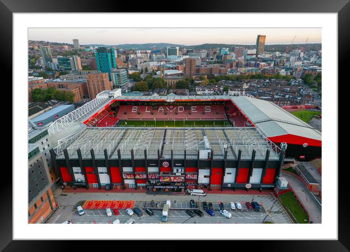 The Blades Framed Mounted Print by Apollo Aerial Photography