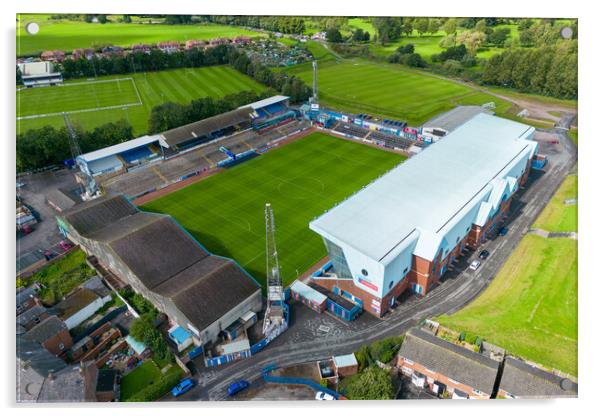 Brunton Park Acrylic by Apollo Aerial Photography