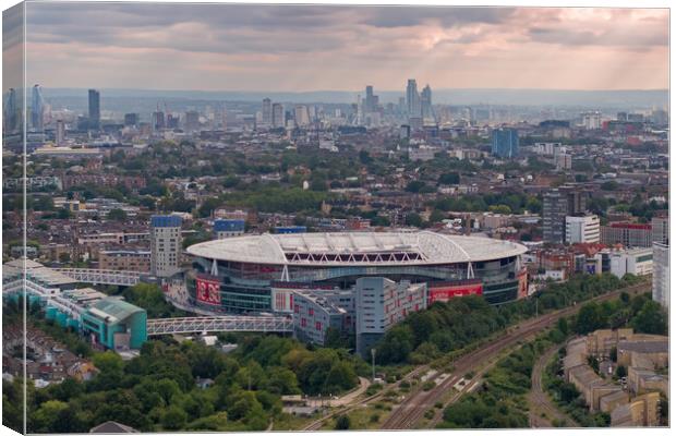 The Emirates London Backdrop Canvas Print by Apollo Aerial Photography