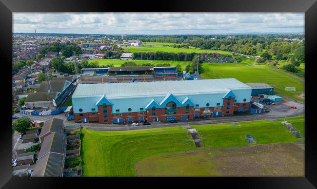 Carlisle United FC Framed Print by Apollo Aerial Photography