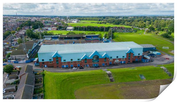 Carlisle United FC Print by Apollo Aerial Photography