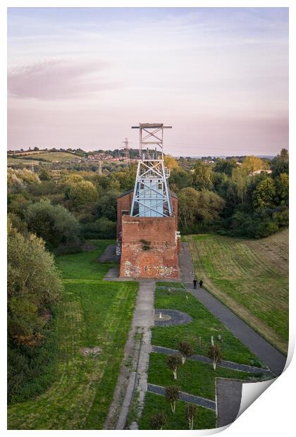 Barnsley Main Colliery Print by Apollo Aerial Photography