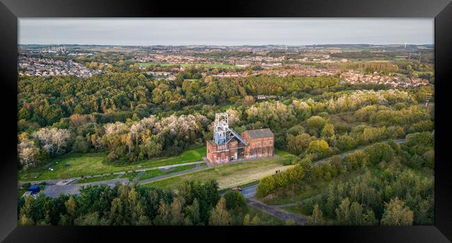 Barnsley Main Colliery Panorama Framed Print by Apollo Aerial Photography
