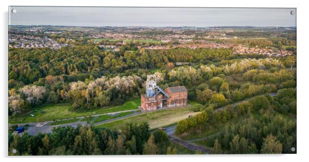 Barnsley Main Colliery Panorama Acrylic by Apollo Aerial Photography