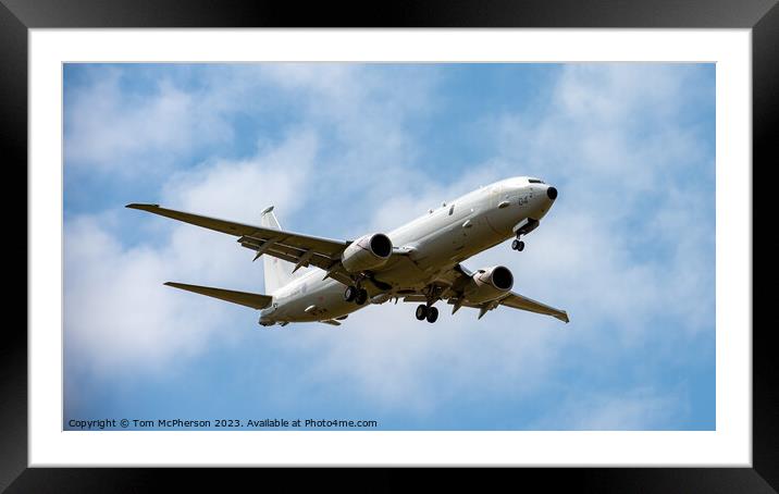 Boeing Poseidon MRA1 (P-8A) Framed Mounted Print by Tom McPherson