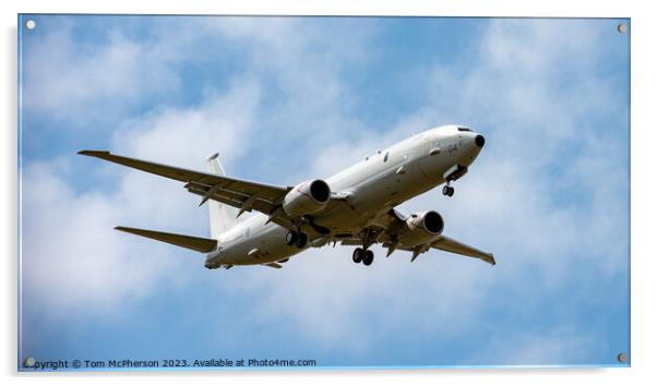 Boeing Poseidon MRA1 (P-8A) Acrylic by Tom McPherson