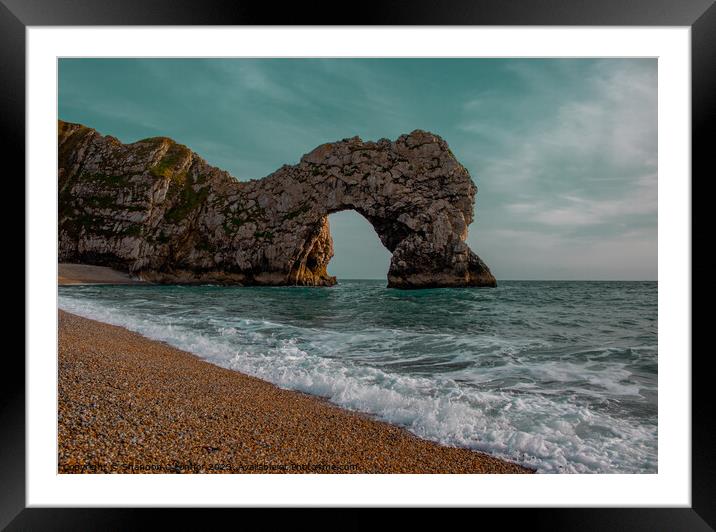 Durdle Door Framed Mounted Print by Shannon O'connor