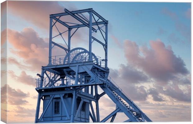 Barnsley Main Colliery Pithead Canvas Print by Tim Hill