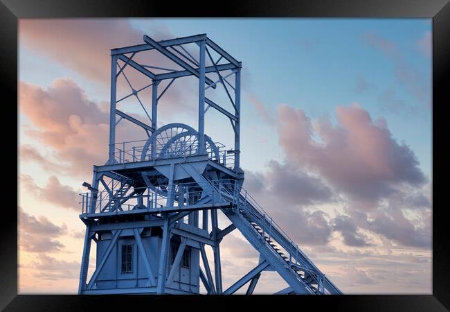 Barnsley Main Colliery Pithead Framed Print by Tim Hill
