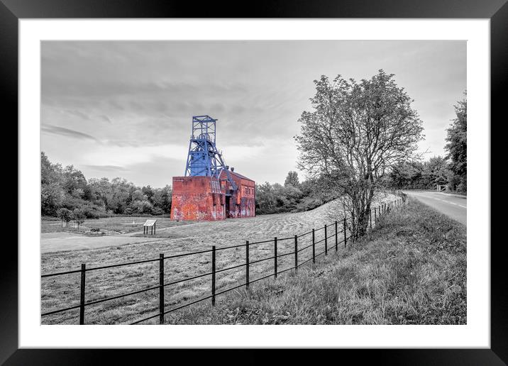  Barnsley Main Colliery Framed Mounted Print by Tim Hill
