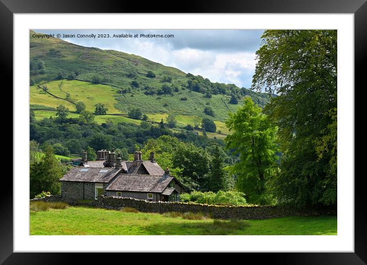Cumbrian Farmhouse. Framed Mounted Print by Jason Connolly