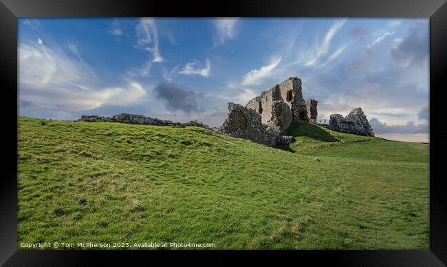 Duffus Castle Moray Framed Print by Tom McPherson