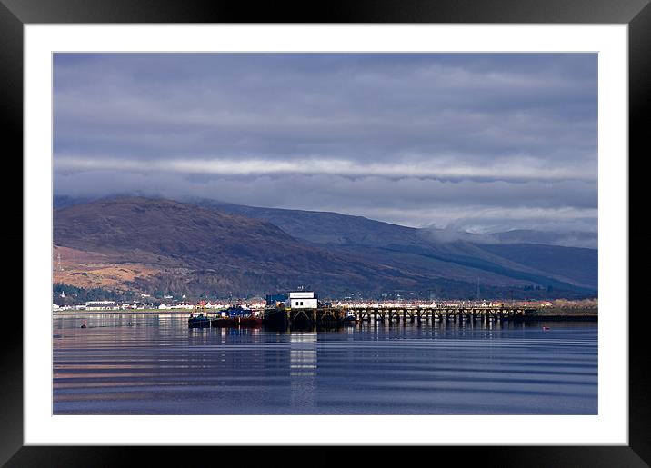 Fort William Pier Framed Mounted Print by Jacqi Elmslie