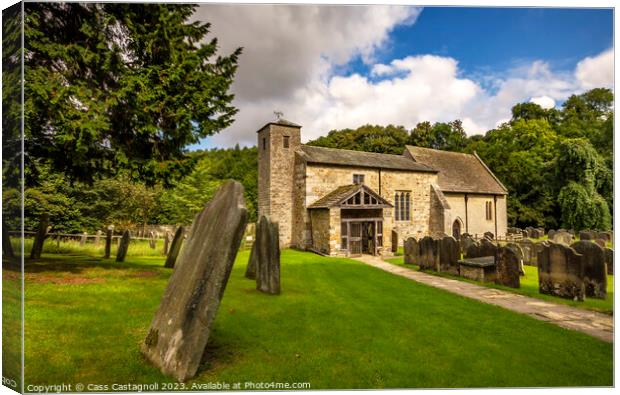 St Gregory's Minster - Kirkdale, North Yorkshire Canvas Print by Cass Castagnoli