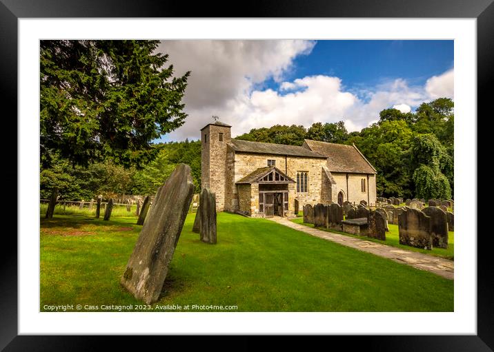 St Gregory's Minster - Kirkdale, North Yorkshire Framed Mounted Print by Cass Castagnoli