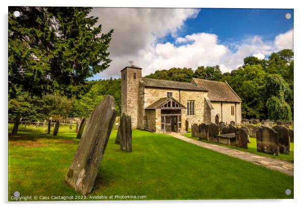 St Gregory's Minster - Kirkdale, North Yorkshire Acrylic by Cass Castagnoli
