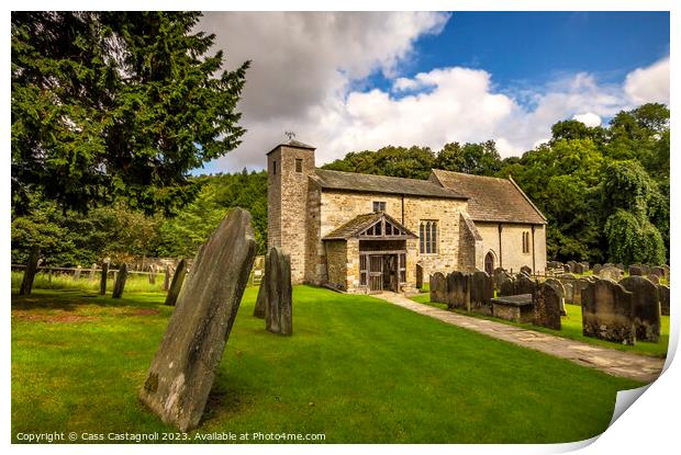 St Gregory's Minster - Kirkdale, North Yorkshire Print by Cass Castagnoli