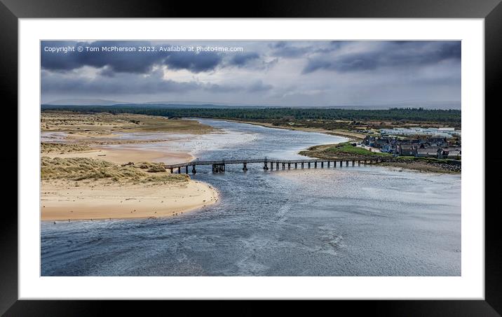 Lossiemouth Old Bridge Framed Mounted Print by Tom McPherson
