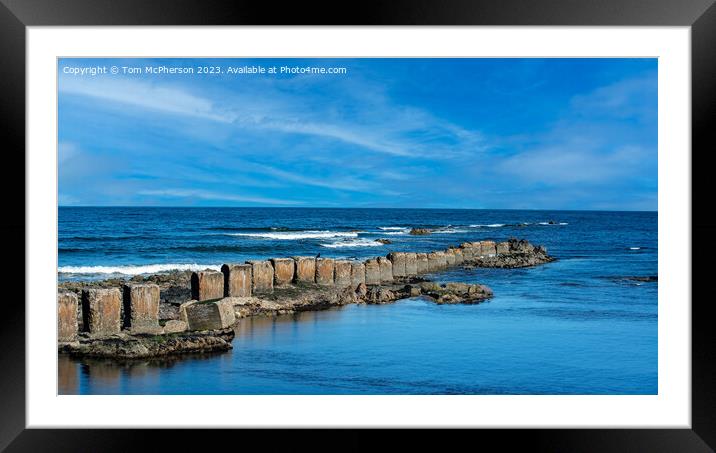 Lossiemouth West Beach Framed Mounted Print by Tom McPherson