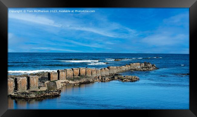 Lossiemouth West Beach Framed Print by Tom McPherson