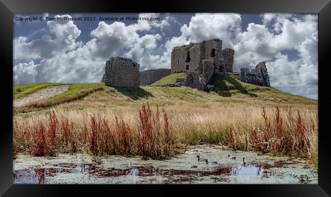 Duffus Castle and Moat Framed Print by Tom McPherson