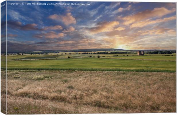 Sunset over the Laich of Moray Canvas Print by Tom McPherson