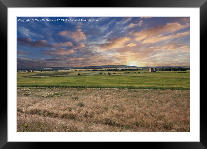 Sunset over the Laich of Moray Framed Mounted Print by Tom McPherson
