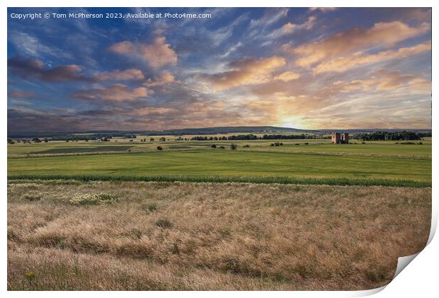 Sunset over the Laich of Moray Print by Tom McPherson