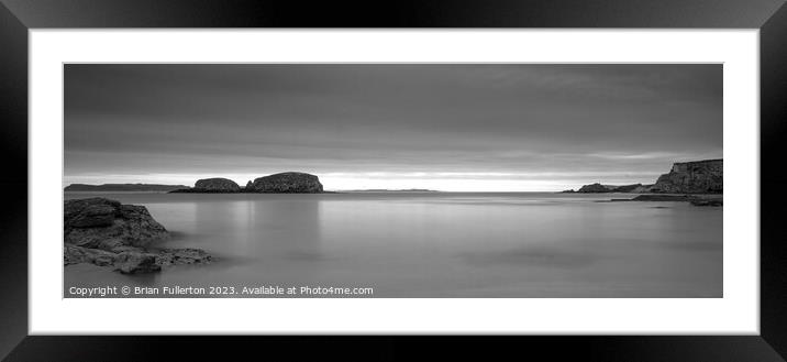 Sheep Island  Framed Mounted Print by Brian Fullerton