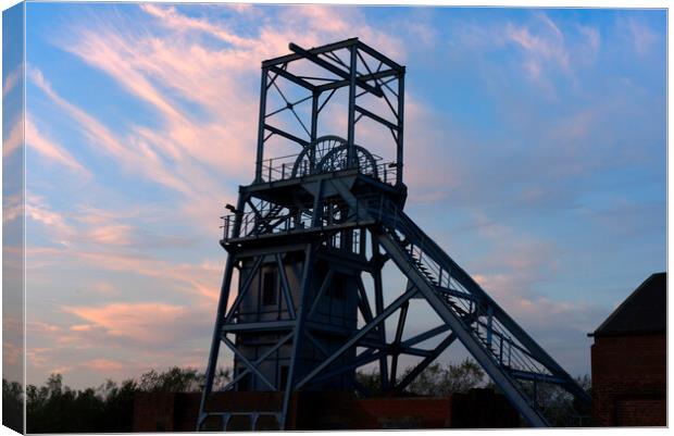 Barnsley Main Colliery Sunset Canvas Print by Alison Chambers