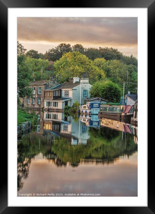 Morning colours Rodley Framed Mounted Print by Richard Perks